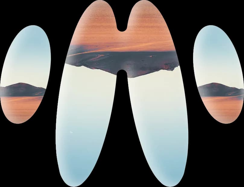 MENA Voice M-shaped desert landscape